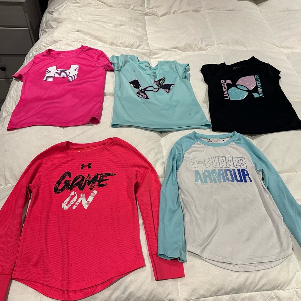 Under armour tops - size 6